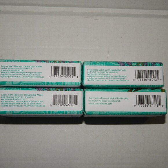 4 Tom's of Maine Natural Beauty Bar Soaps 3 Lavender & Shea - 1 Fresh Eucalyptus - Picture 4 of 4